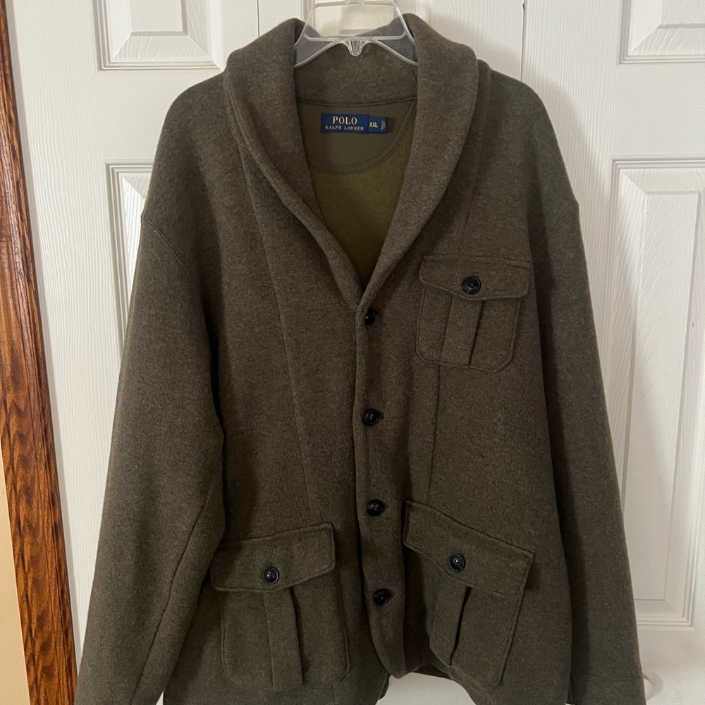 Ralph Lauren Men's Olive Military Jacket